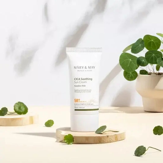 Cica Soothing Sun Cream 50ml - Mary & May