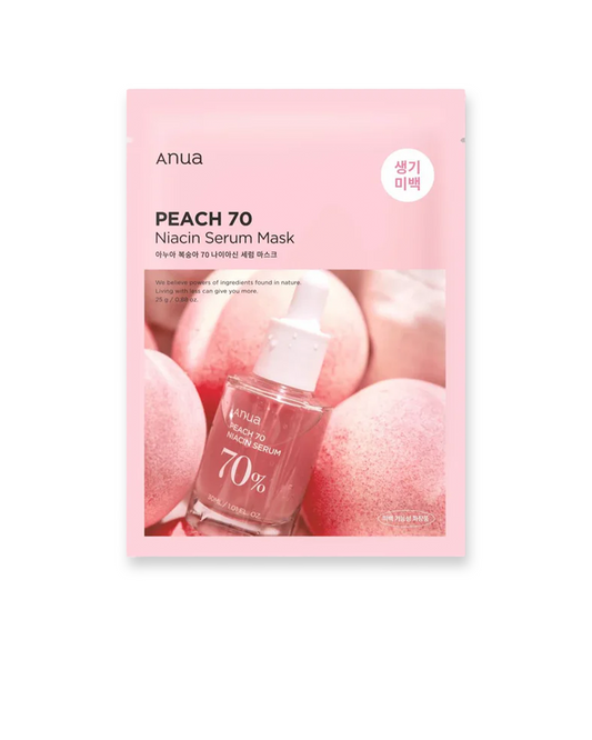 Peach 70 Niacin Serum Mask 25ml - ANUA