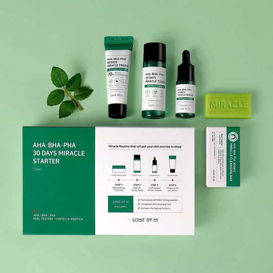 AHA, BHA, PHA 30 Days Miracle Starter Set 143g - Some By Mi